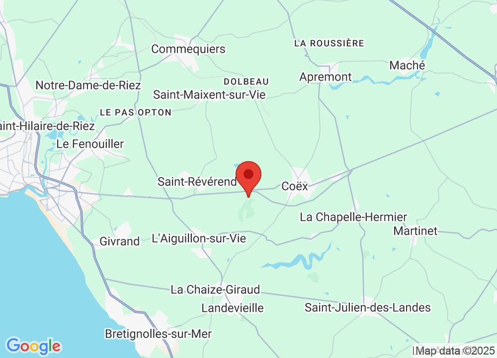 Location of Golf Bluegreen du Pays de Saint Gilles Croix de Vie on map