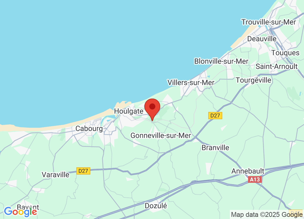 Standort von Golf Bluegreen Houlgate auf der Karte