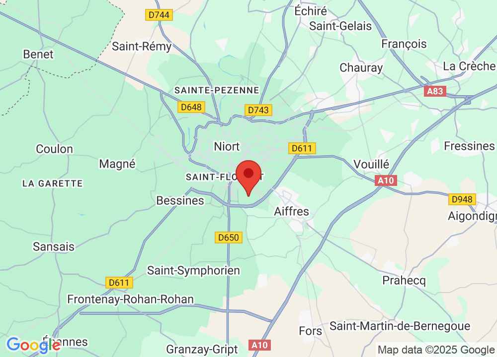 Location of Golf Bluegreen Niort-Romagné on map