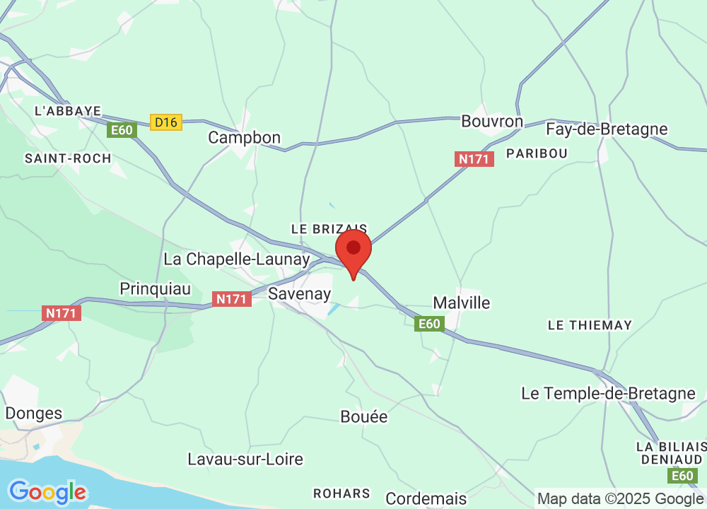 Location of Golf Bluegreen Savenay on map