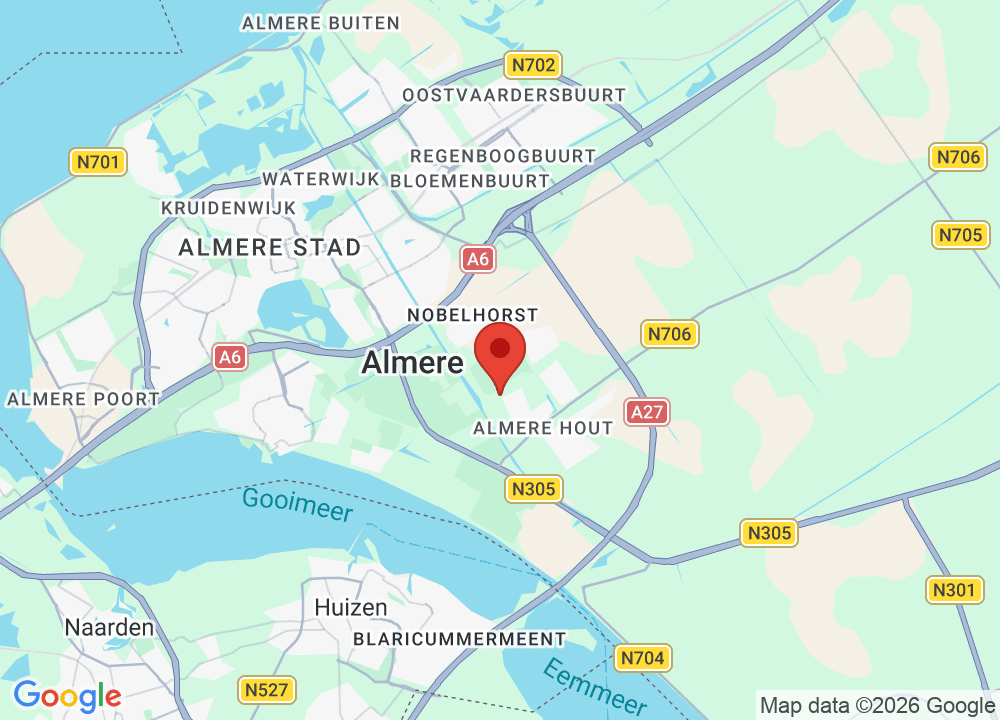 Standort von Golfclub Almeerderhout auf der Karte