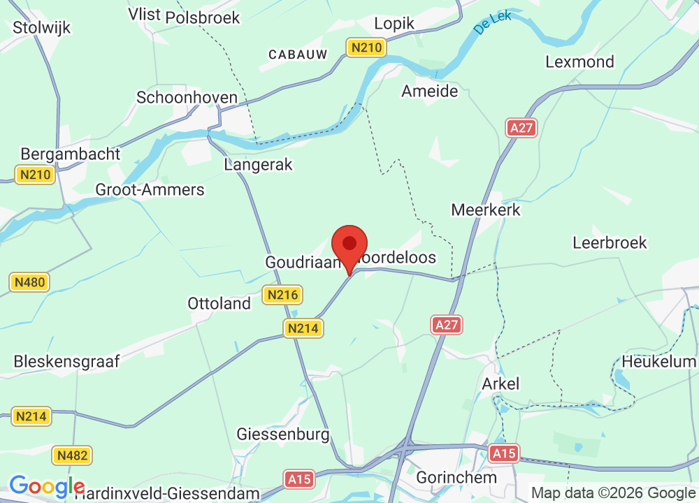 Location of Golfclub Noordeloos on map