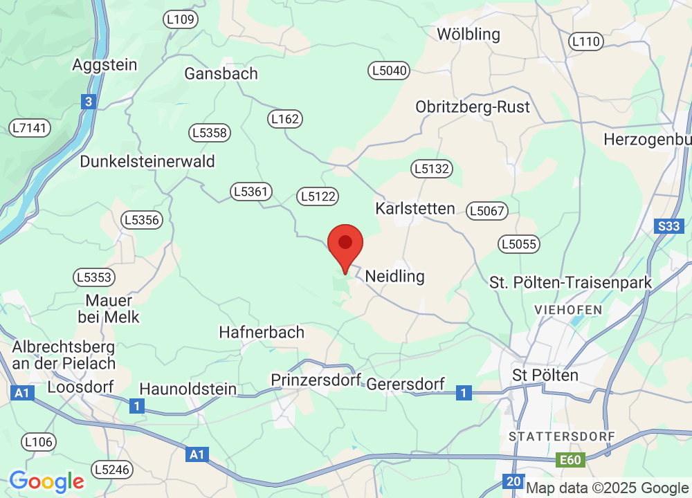 Location of Golfclub St. Pölten on map