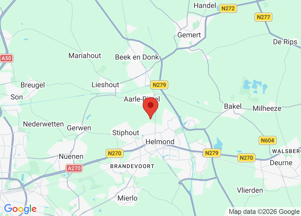 Standort von Helmondse Golfclub Overbrug auf der Karte
