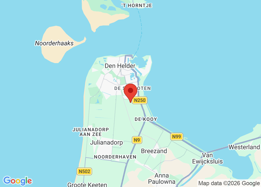 Standort von Marine Golfclub Nieuwediep auf der Karte