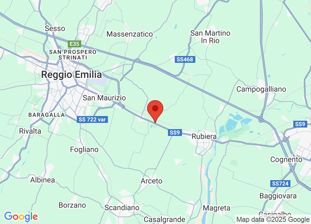 Location of Reggio Emilia Golf on map