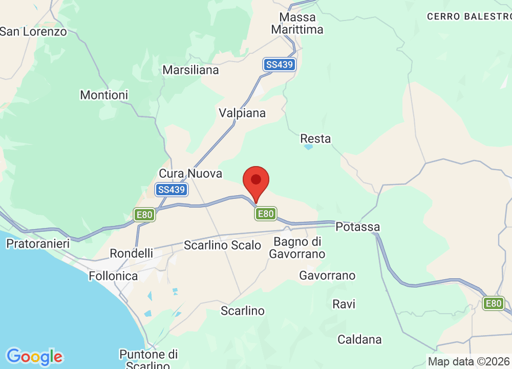 Standort von Toscana Golf Club - Il Pelagone auf der Karte