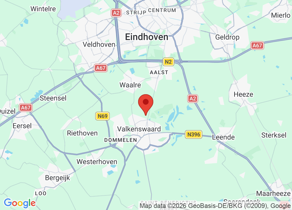 Standort von Valkenswaardse Golfclub auf der Karte
